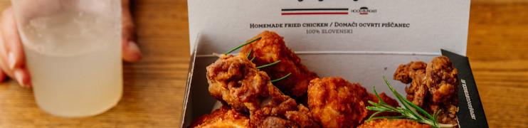 HoodBurger Celje Delivery Hood Ocvrti Piščanec