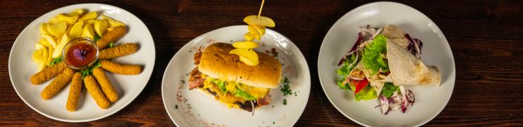 Mango Burgerji in Prigrizki
