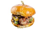 Cheese burger s krompirčkom