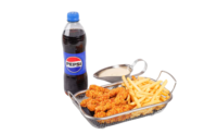 Crunchy cornflake chicken fingers in pepsi 0.5 l
