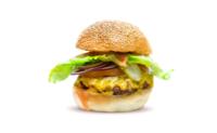 Goveji cheese burger, pomfri (1,2,3,9)