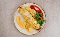 Chimichanga s piščancem in krompirčkom
