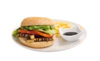 Burger Veggie, pomfri