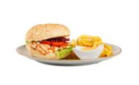 Fit Burger in pomfri