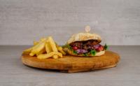 BURGER Z NATRGANO GOVEDINO+POMMES FRITES