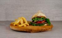 DVOJNI BURGER +POMMES FRITES