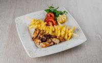 KALAMARI NA ŽARU+POMMES FRITES