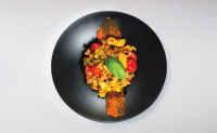 Rižota s piščancem in mediteransko zelenjavo