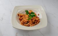 Rižota s piščancem in bučkami