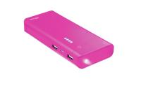 TRUST POLNILNA BATERIJA PRIMO 10.000 mAh ROZA
