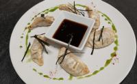 Japonski žlikrofi Gyoza s piščancem