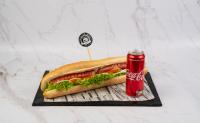 Ameriški hot dog + coca cola 0.33