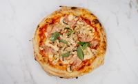 PROSCIUTTO E FUNGI PIZZA