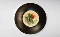 KETO Hišni njoki s popečenim piščančkom, v smetanovi omaki, suhim paradižnikom in pridihom tartufov - NOVO