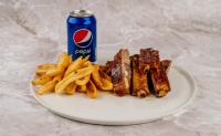 Spare Ribs / Pečena rebrca + Pepsi 0,33 l ploč.