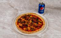Veganska pizza + Pepsi 0,33 l ploč.
