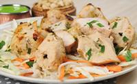 Murg malai tikka + meta chutney