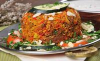 Beef biryani + mix vegetable raita (1/2)