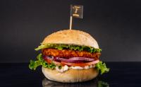 Crispy chicken burger